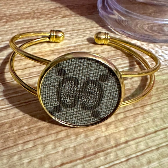Gucci Jewelry New Upcycled Gucci Monogram Gold Bangle Upcycle